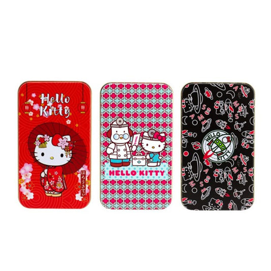 Caja Metal 11.5x6.5x2 cm. Hello Kitty V2 Pack 3 ud.