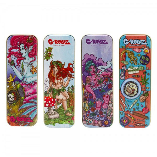 Caja Metal 12x4x2.5 cm. Amsterdam #1 Pack 4 ud.