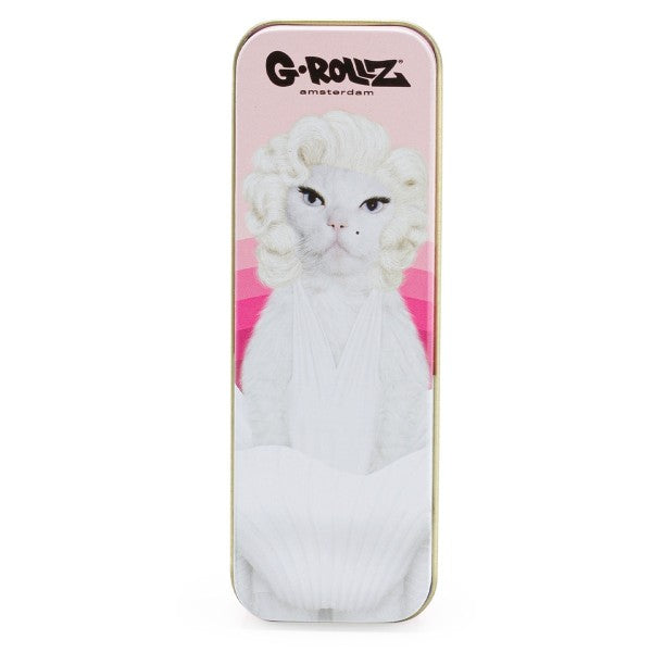 Caja Metal 12x4x2.5 cm. Pet Rocks Cat