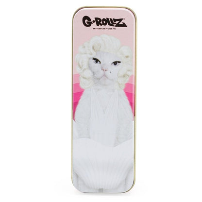 Caja Metal 12x4x2.5 cm. Pet Rocks Cat
