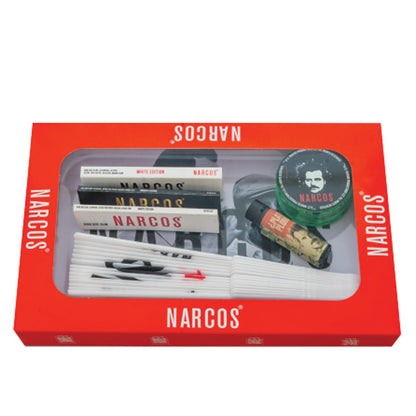Confezione Regalo Vassoio Media 29x19 cm. Narcos White