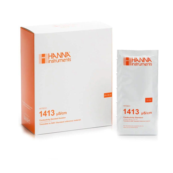 Hanna EC Calibration Solution 1.413 mS. 20 ml.