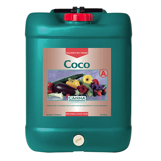 Canna Coco A 20 lt | Fertilizante Base para Coco Gran Volumen | Canna