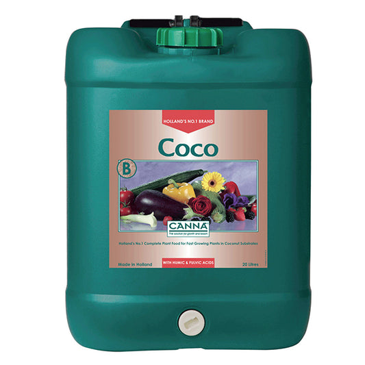 Canna Coco B 20 lt | Fertilizante Base para Coco Gran Volumen | Canna