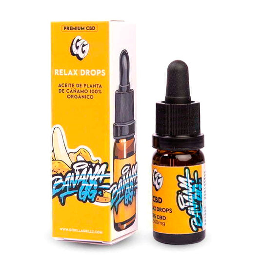 Cbd Oil  Gorilla Grillz 25 % Relax Banana - 10 ml.