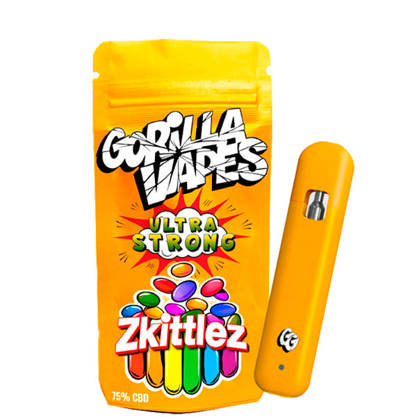 Cbd Vape Gorilla Grillz 75% Zkittlez 1ml.