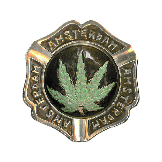 Cenicero Bronce Amsterdam Leaf  90 mm.