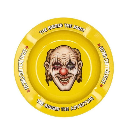 Ashtray Metal Rolling Circus Edgar Allan 13.5 cm.