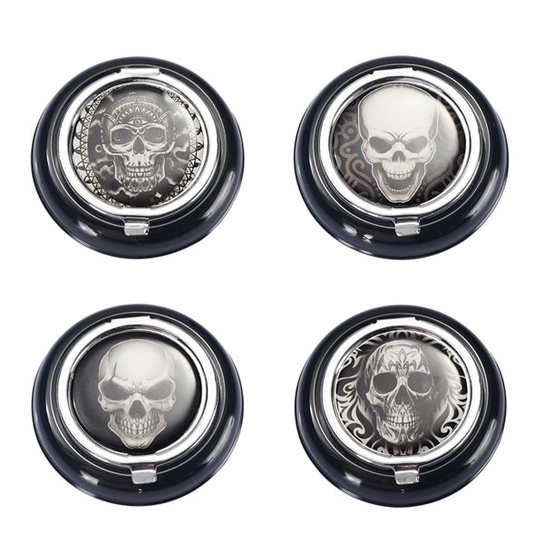 Cenicero Metal Skull 67 mm. Pack 4 ud.