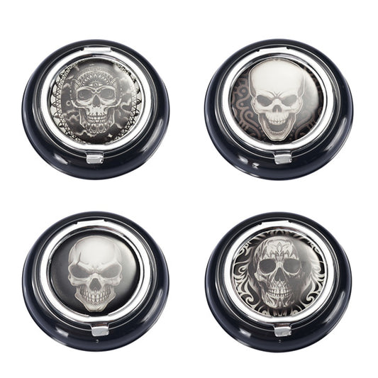 Cenicero Metal Skull 67 mm. Pack 4 ud.