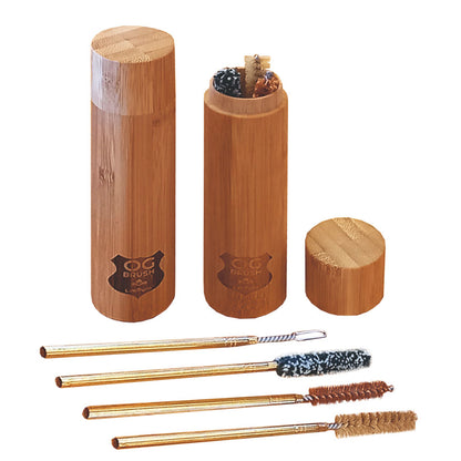 Cleaning Brushes Bongs Bamboo Box