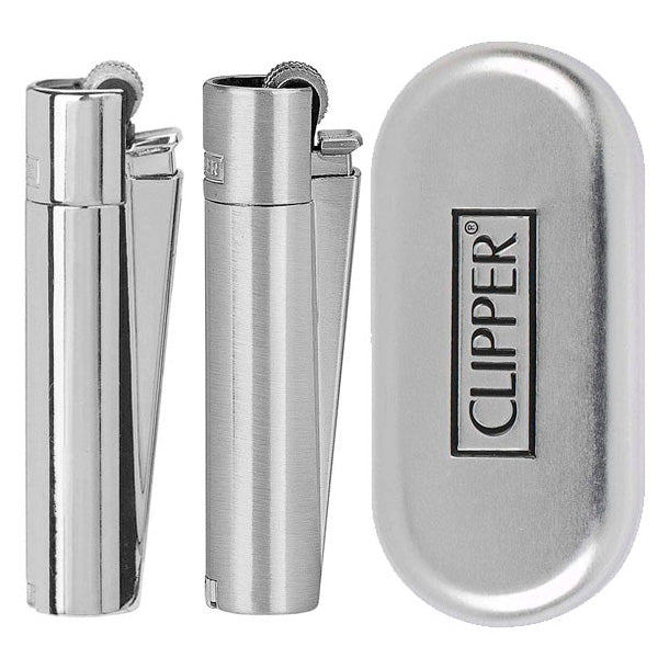Clipper   Metal Classic  Silver 2 ud.