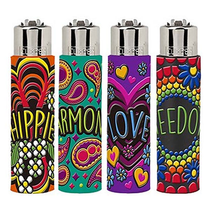 Clipper Custodia in Gomma Hippie Love 30 pz.