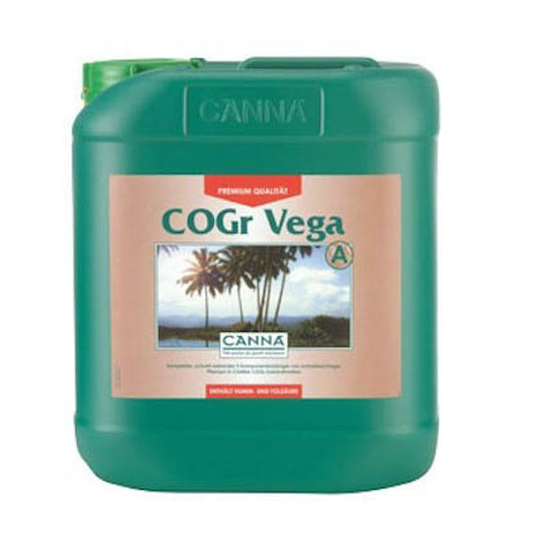Cogr Vega A 5 lt | Fertilizante Crecimiento Coir Prensado Gran Formato | Canna