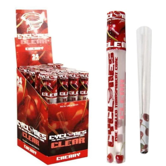 Cones Cyclone Klear Cone Cherry 24 ud.