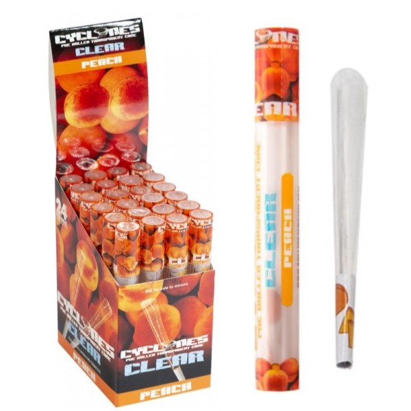 Cones Cyclone Klear Cone Peach  24 ud.