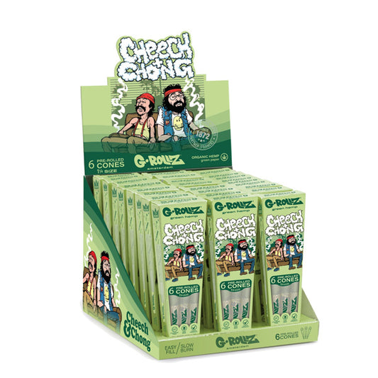 Cones G-Rollz 1.1/4 - 6 ud. x 24 Blisters Cheech & Chong Sofa Organic