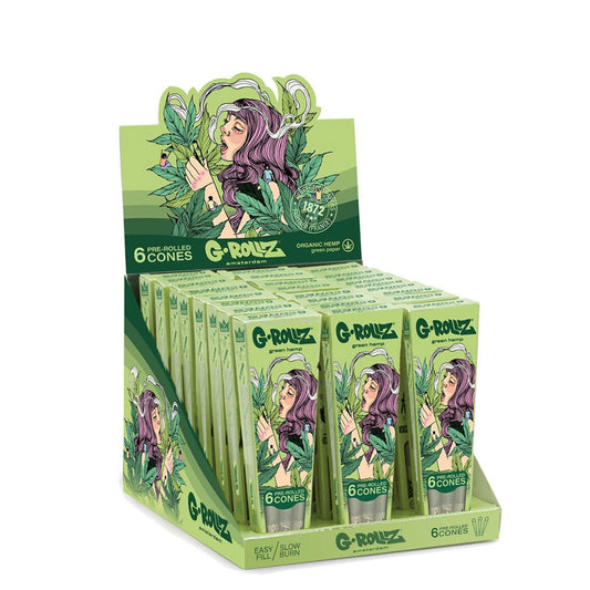 Cones G-Rollz 1.1/4 - 6 ud. x 24 Blisters Colossal Dream Organic