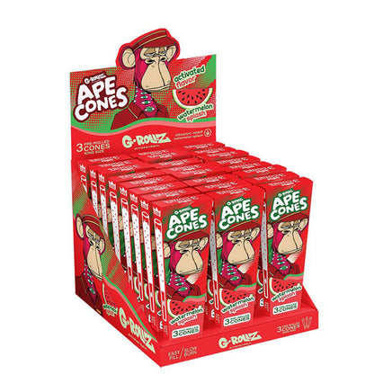 Cones G-Rollz K.S. 3 ud. x 24 Blisters Ape Watermelon Splash
