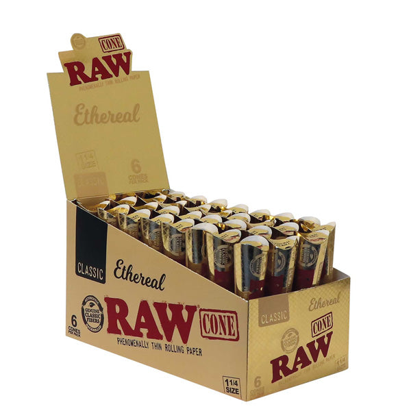 Cones Raw Ethereal 1.1/4  6 ud. x 32 Blister