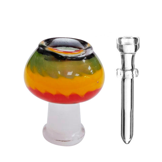 Cúpula Bong BHO Rasta & Clavo Conexión 14 mm.