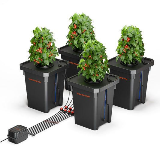 Kit Hidropónico Spider Farmer DWC 4 Piezas