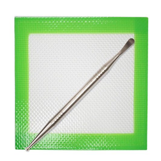 Dabber Titanio 11 cm. & Tapete Silicona