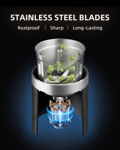 2026 New Spider Farmer Electric Herb & Spice Grinder with Removable Stainless Steel Bowl
