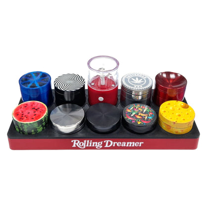 Expositor Rolling Dreamer Pack 10 Grinder Pz 50 mm.