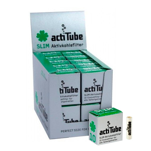 Filtros Acti Tube  Slim 7 mm. 10 ud. x 20 Cajitas