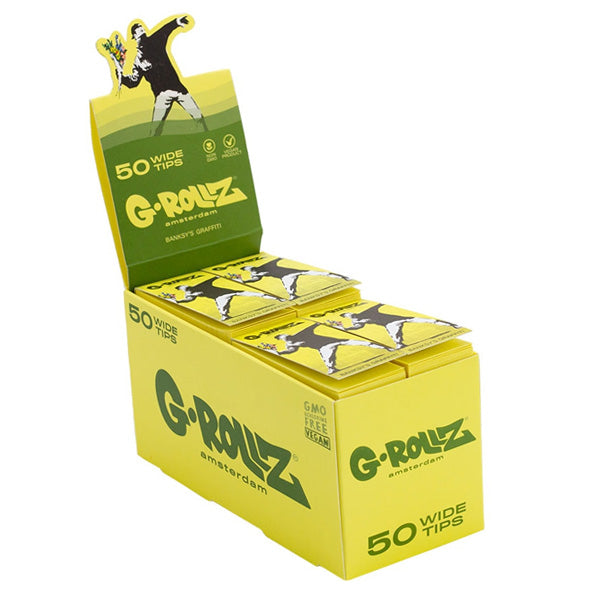 Filtros G-Rollz Tips Wide Flower Thrower Wide 4x5.5 cm. 24 ud.