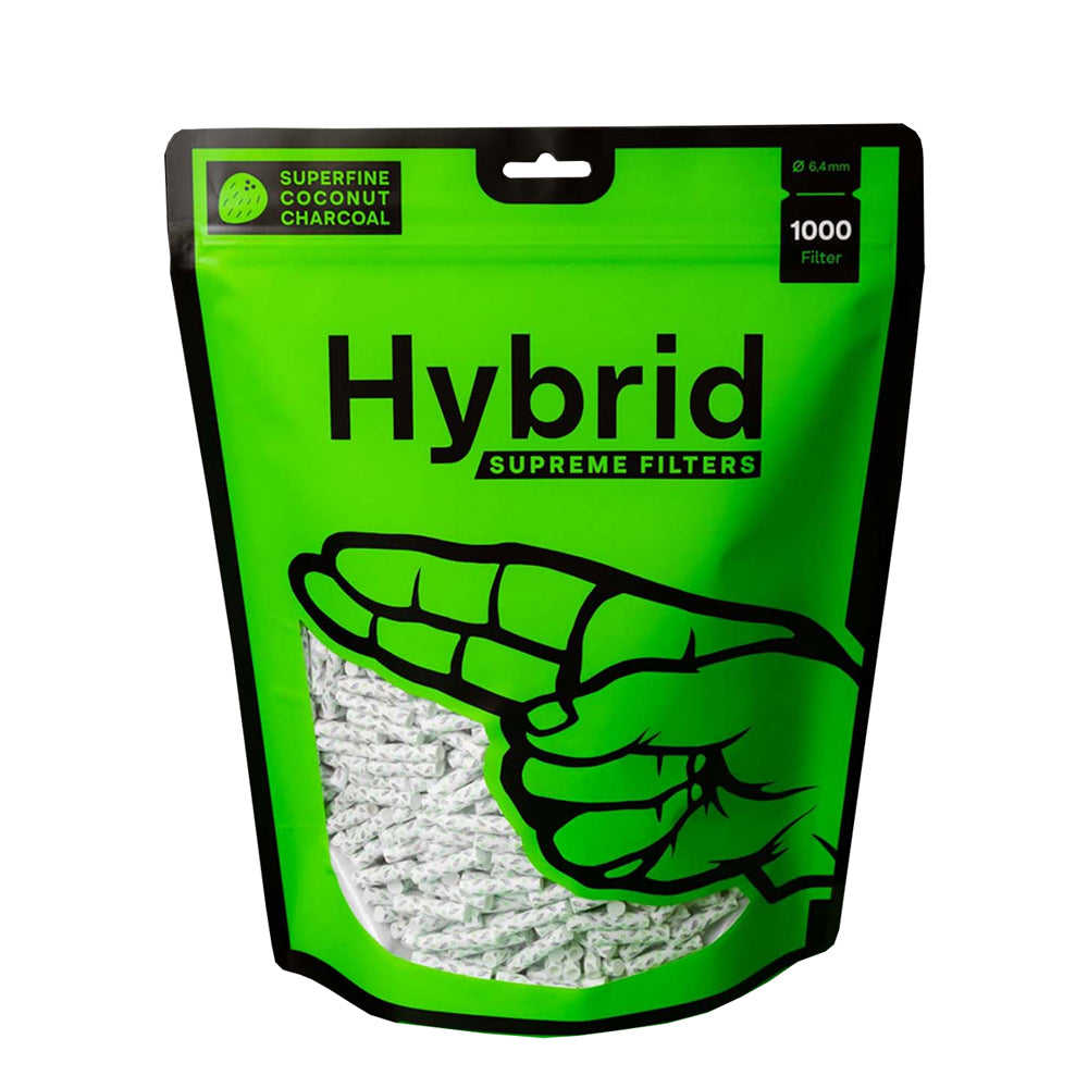 Filtros Hybrid Supreme Carbon Activo 6.5x30 mm. 1.000 ud.