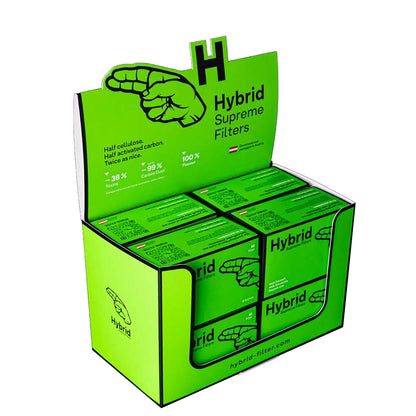Filtros Hybrid Supreme CarbonActivo 6.5x30 mm.  8x55 ud.