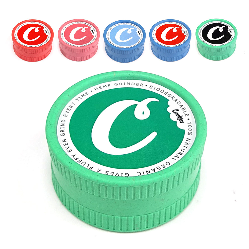Grinder Hemp Biodegradable 55 mm. Cookies Mix Color