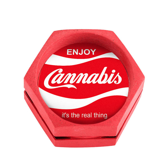 Grinder Cannabis Biodegradabile in Canapa 68 mm.