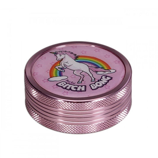 Grinder Metallo Bitch Bong Rosa 50 mm.