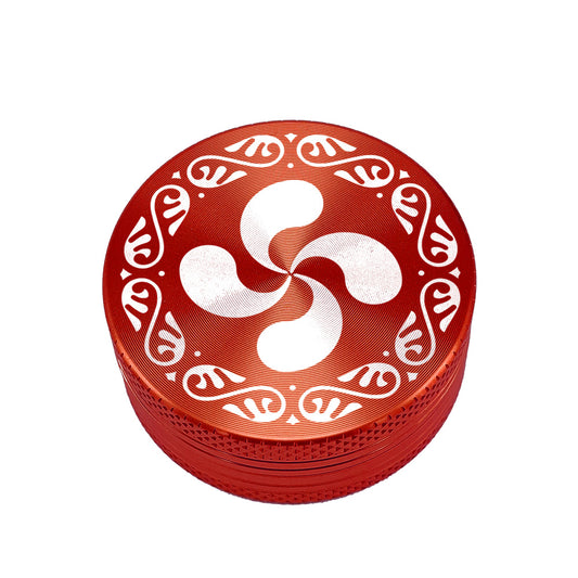 Grinder in metallo Design Lauburu 40 mm.