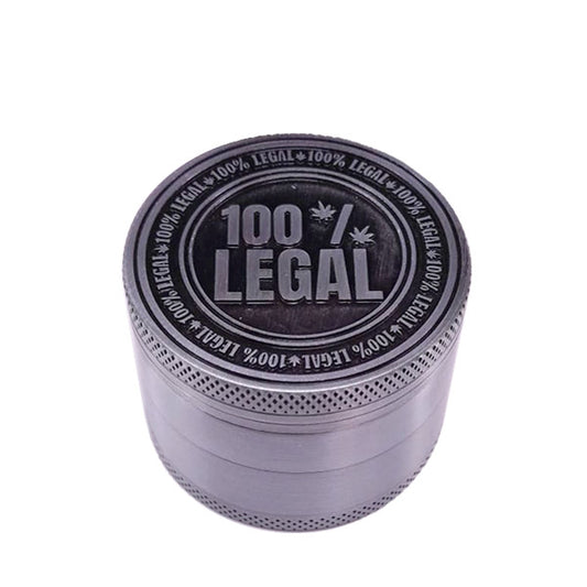 Grinder Pollinatore Metallo 100% Legale Silver 50 mm.