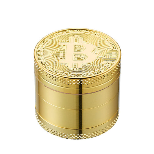 Grinder Pollinatore Metallo Bitcoin 40 mm.