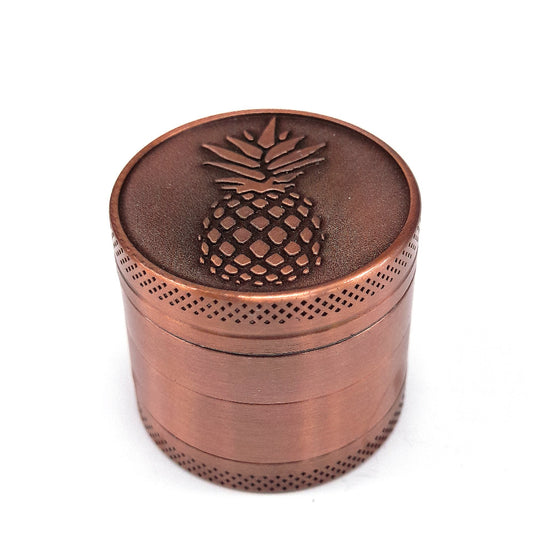 Grinder Pollinatore Metallo Bronzo Ananas 40 mm.