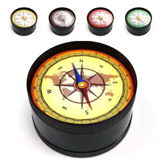 Grinder Pollinatore Metallo Bussola 52 mm. Mix Colore