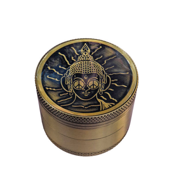 Grinder Pollinatore Metallo Buddha Gold 50 mm.