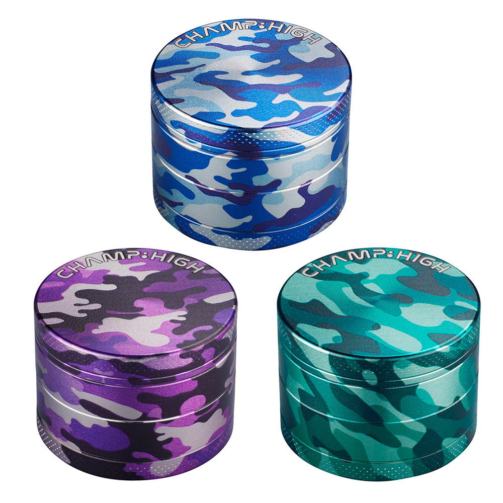 Grinder Pollinatore Metallo Camouflage 50 mm. Confezione da 3 pz.