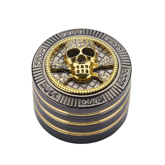 Grinder Polinizador Metal Diamonds Skull 50 mm.