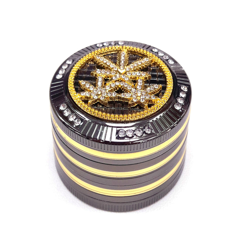 Grinder Polinizador Metal Diamonds Three Leaves 50 mm.