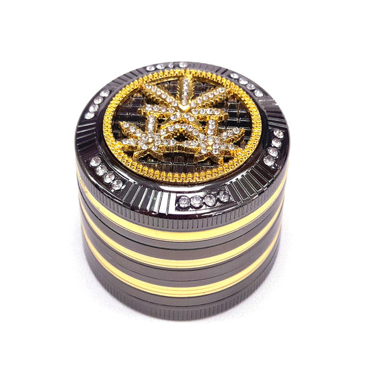 Grinder Polinizador Metal Diamonds Three Leaves 50 mm.