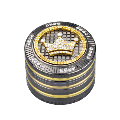 Grinder Polinizador Metal Gift Box Diamonds Crown 50 mm.