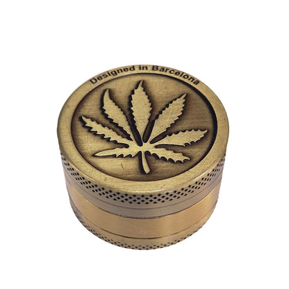 Grinder Polinizador Metal Gold Leaf 40 mm.