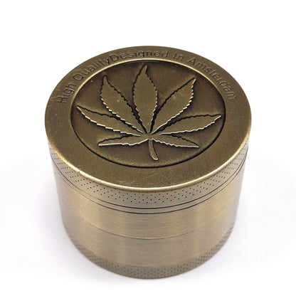 Grinder Polinizador Metal Gold Leaf 50 mm.