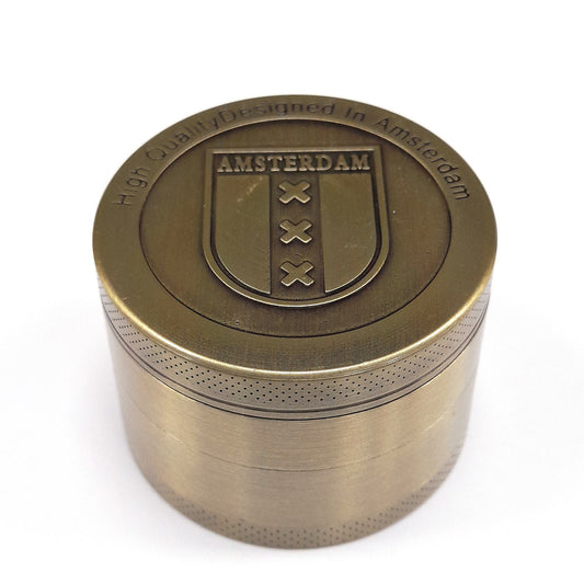 Grinder Polinizador Metal Gold Shield 50 mm.